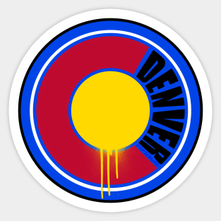 The Denver Colorado Drip Sticker